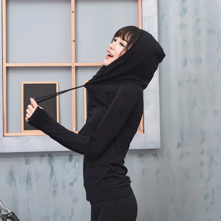

Women sport fitness sweater long sleeves ventilation quick-dry cycling coat jacket running tops shirt hoodie yoga shirt cloth