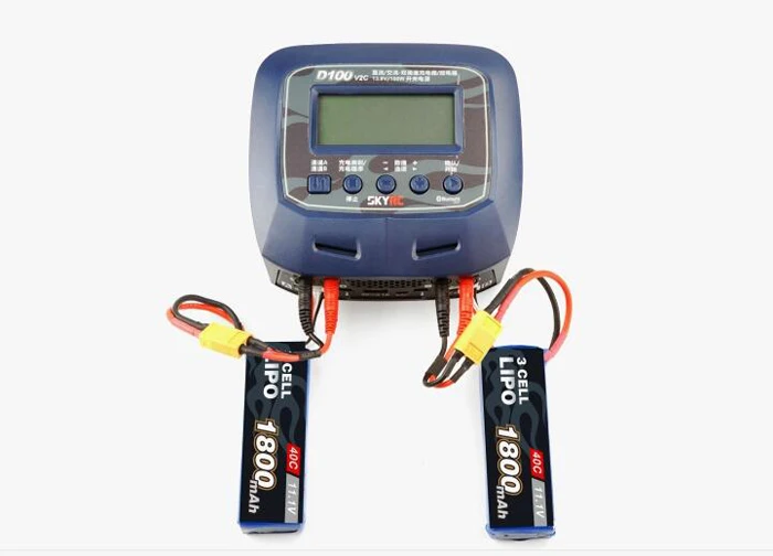 SKY RC SKYRC D100 V2C 2X100 Вт двойной баланс LiPo зарядное устройство Dis зарядное устройство+ AU/EU/UK/US разъем питания