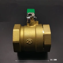 DN50 " BSP Женский латунный шаровой клапан среднего тела, водный газ с ручкой