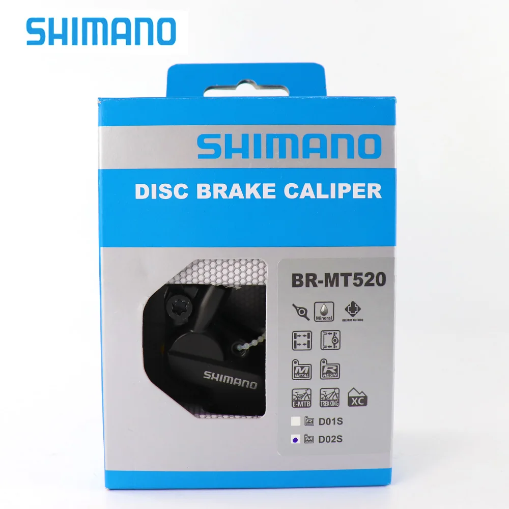 Shimano BR-MT520 гидравлический дисковый тормозной суппорт для горного велосипеда Shimano оригинальные товары Аксессуары для велосипеда