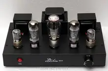 AIQIN EL34 hifi exqui finished product tube amplifier handmade standard black edition himing rivals el34 bluetooth 4 0 tube amplifier wood version single ended handmade scaffolding hifi finished class a amplifier