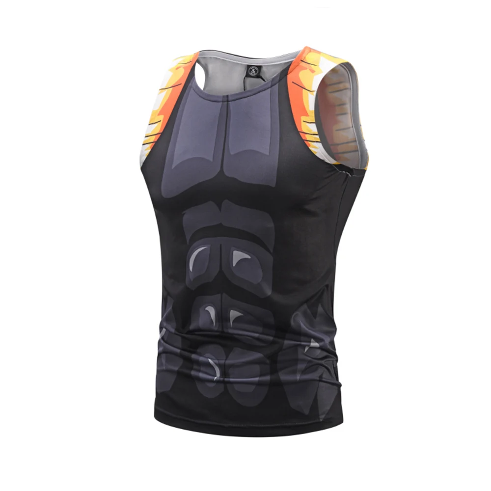 

2019 Summer Fitness Tank Tops Men Bodybuilding Muscle Workout Vest Gym Athletic Running Sport Training Male Undershirt Singlets