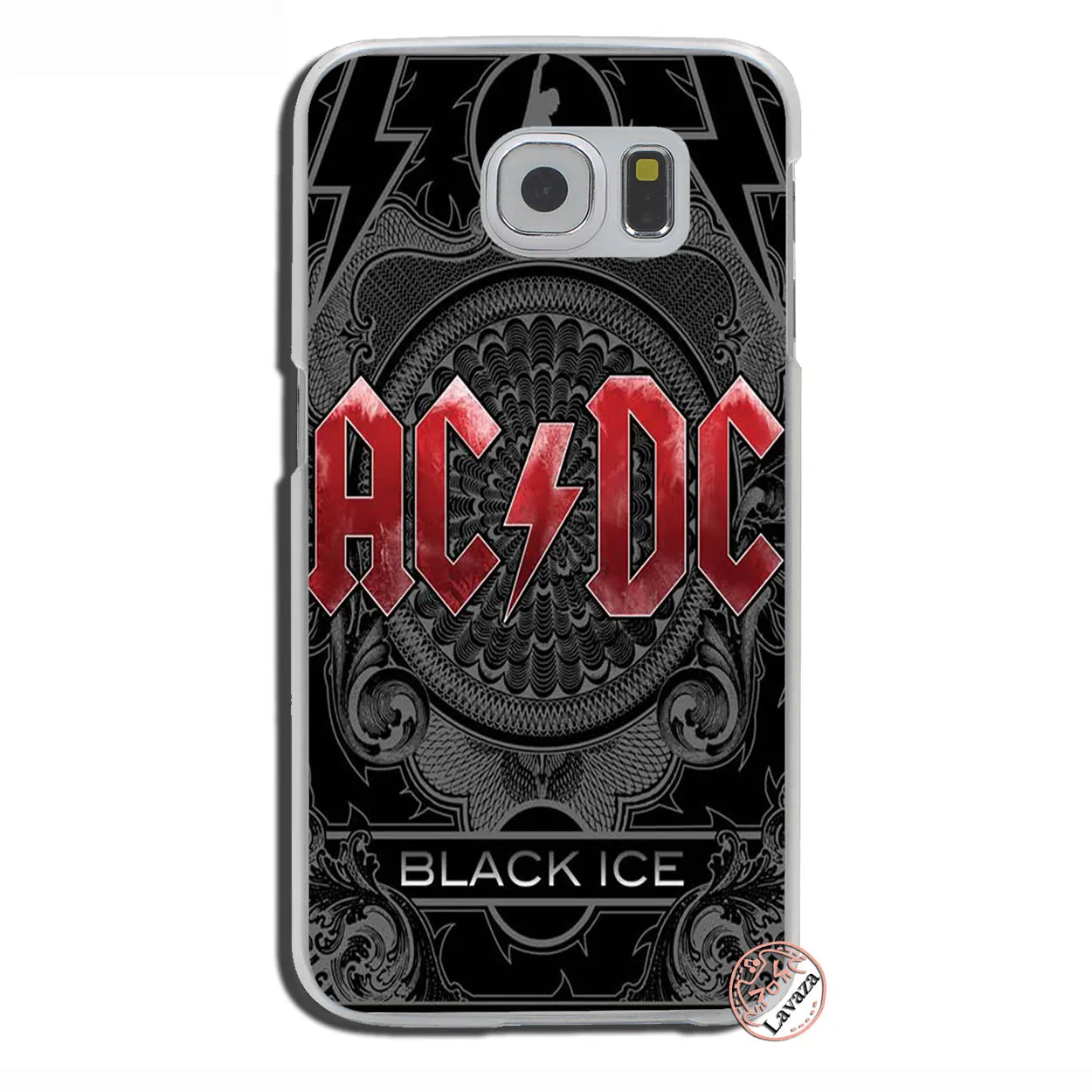 Lavaza ac dc плакат ACDC музыка жесткий чехол для телефона с рисунком в виде чехол для samsung Galaxy S10 E S10E S8 S9 плюс S6 S7 Edge Plus телефонные чехлы - Цвет: 1