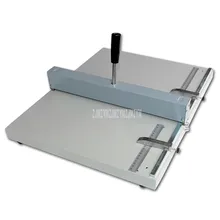 H460 ручная машина для сгибания бумаги с ручным управлением Creaser Max 46 см A3 Размер линия вдавливания машина для открыток фото поздравительных открыток