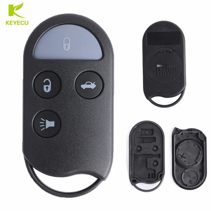 

KEYECU New Replacement Remote key Shell Case Fob 4 Button for Infiniti I30 1995-1999 ,for Nissan Maxima 1995-1999