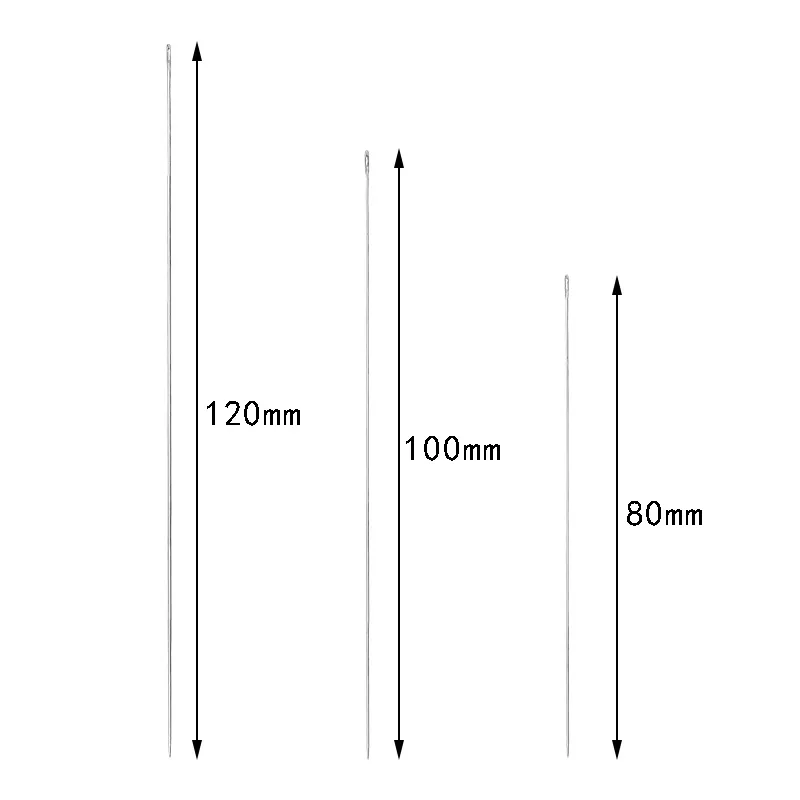 30 шт./компл. Бисер иглы инструментов для самостоятельного изготовления ювелирных изделий ручные стежки швейная игла DIY Алмазная Вышивка Длинные прекрасные Сталь игла 3 Размеры