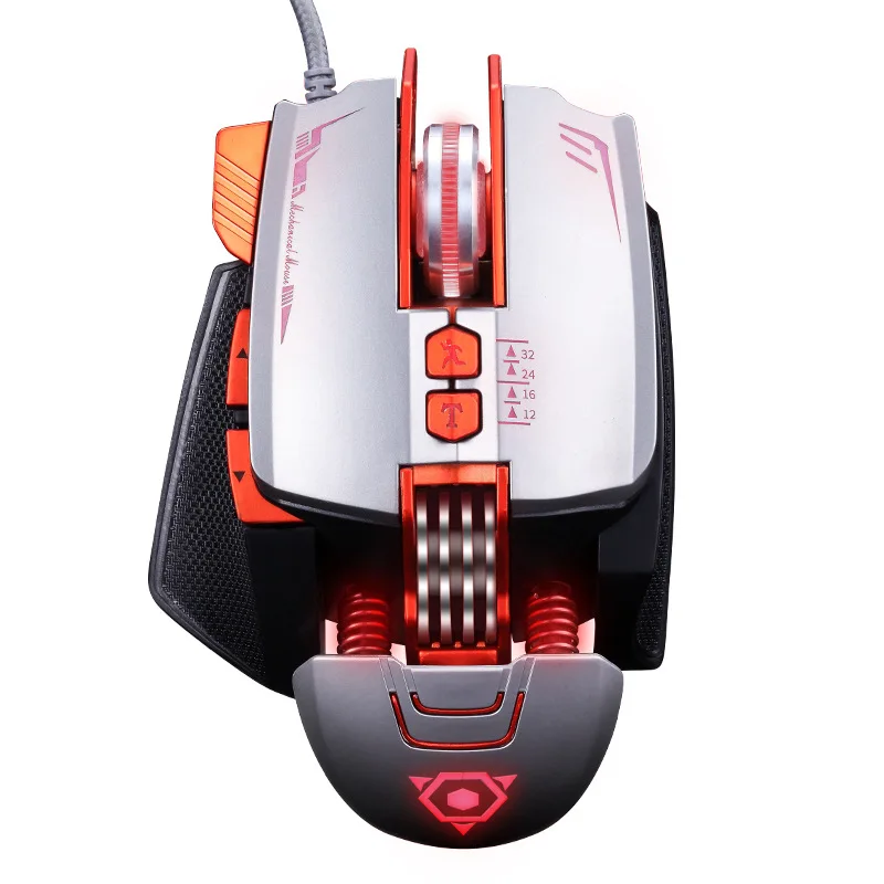 

Silent USB Optical Gaming-Mouse Ergonomic Mice LED Backlit Lol Sable E-Sports Mechanical Game Mouse Cable Macro Programmin