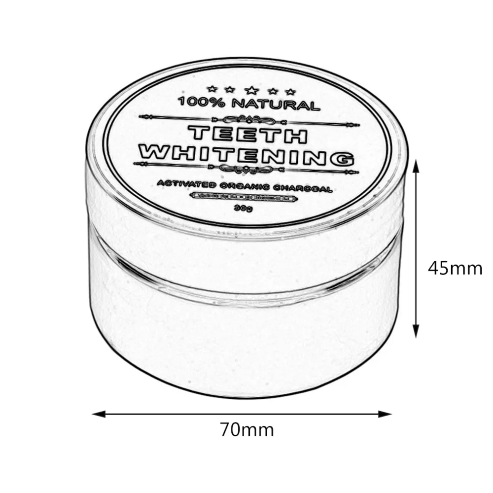 60 г отбеливающий порошок с активированным углем для чистки зубов оральный зуб яркий углеродный органический лак зубы стоматологические