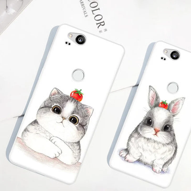 Чехол для Google Pixel 2 чехол в стиле ретро прозрачный мягкий TPU телефона Pixel2