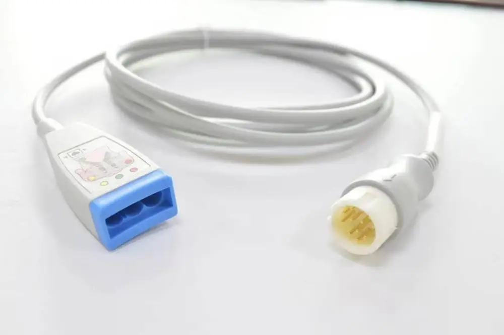 Совместимый hp M1669A M1668A M1663A кабель дальней связи ecg 12 pin к DG type 3 Lead 5 lead 78534C M1001A/B M1002A/B