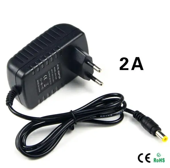 Universial AC / DC 12 В 2A 24 Вт блок питания зарядное устройство для RGB из светодиодов полосы света из светодиодов бар из светодиодов расти лампы освещения x 300 шт