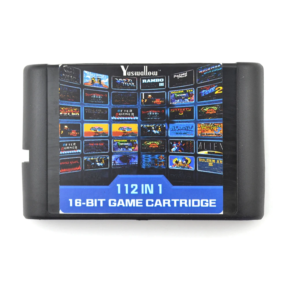 

50pcs a lot 13/15/22/36/55/112 in 1 Game Cartridge 16 bit Game Card For Sega Mega Drive For Sega Genesis