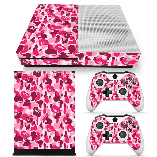 

Wholesale Vinyl Decal For Microsoft Xbox One S Skin Sticker console and 2 Controller Protective