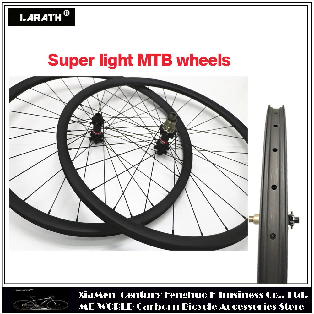 super light mtb 29er 27.5er (650B) wheels carbon mtb wheelset 27mm 28mm 30mm 34mm XC mtb wheels