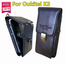 Мужской Чехол-кобура из натуральной кожи для телефона с петлей на поясе, ретро чехол для телефона, поясная сумка для Oukitel K3, Прямая поставка