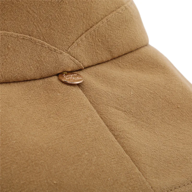 Women Bucket Hat Summer Sunscreen Hats For Female Fashion Solid Color Fisherman Simple Plain Exquisite Sun Hats Girls Gift