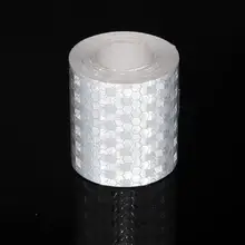 reflective Strip Lattice Gold Bike Stickers Decoration Durable Adhesive Safety Warning Tape Automobiles Motorcycle reflective safety warning pvc strip garment accessories safety vest clothing reflective crystal lattice pvc tapes
