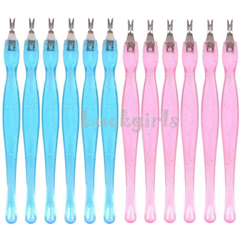 

12 pcs Quality Dead Skin Fork Nipper Pusher Trimmer Callus Cuticle Remover Manicure Pedicure Stainless Steel Nail Art Tools