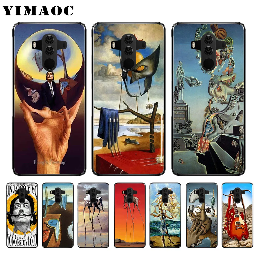 

YIMAOC Salvador Dali Soft Case for Huawei Y5 Y6 Y7 Prime Y9 Mate 10 20 Lite Pro Nova 2i 3 3i 4 Lite