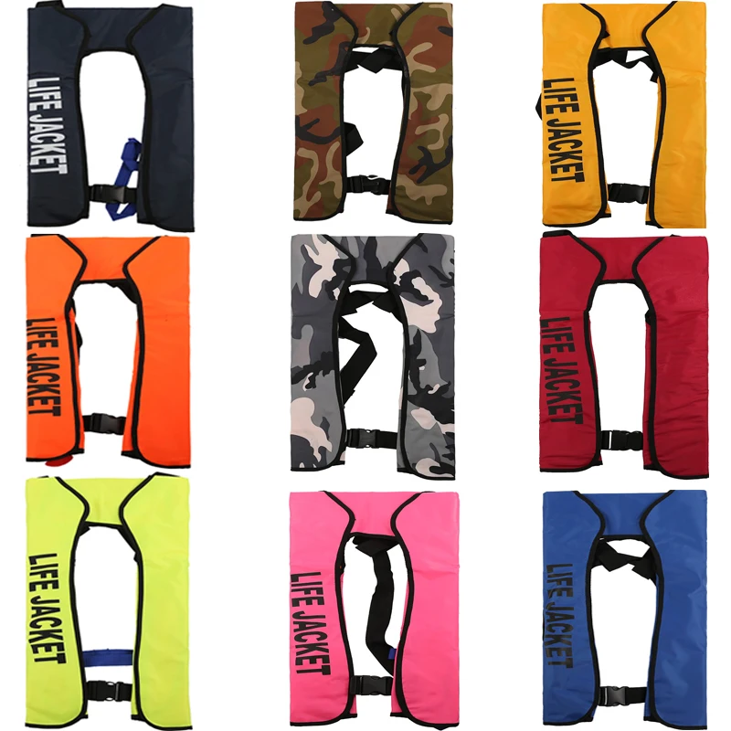 Automatic Swim Vest Inflatable Adult Water Life Vest for Men