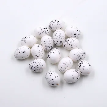 

100pcs 2.5cm Poam Sparrow Handmade Artificial Bird Egg For Wedding Home Decoration DIY Craft Accessories Scrapbooking Supplies