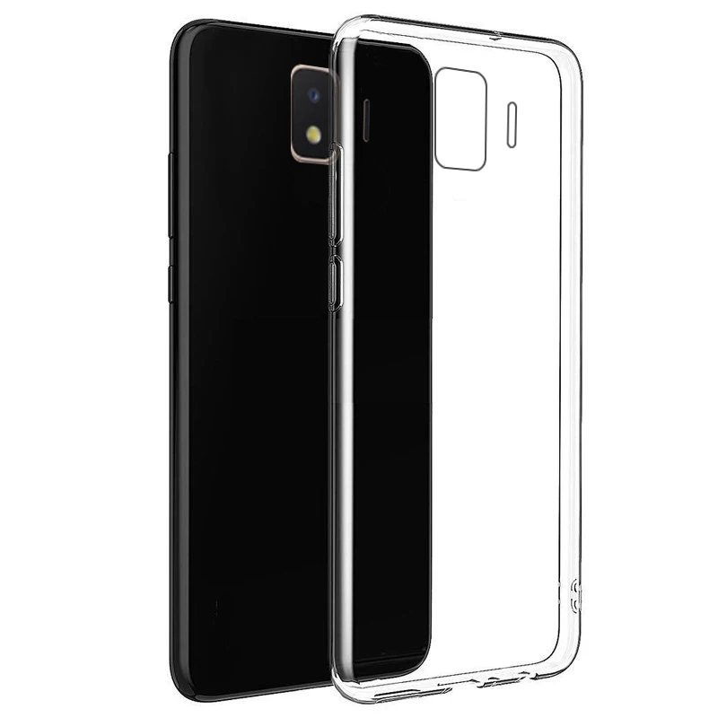 Ультратонкий Прозрачный чехол для Samsung Galaxy J2CORE прозрачный мягкий из ТПУ