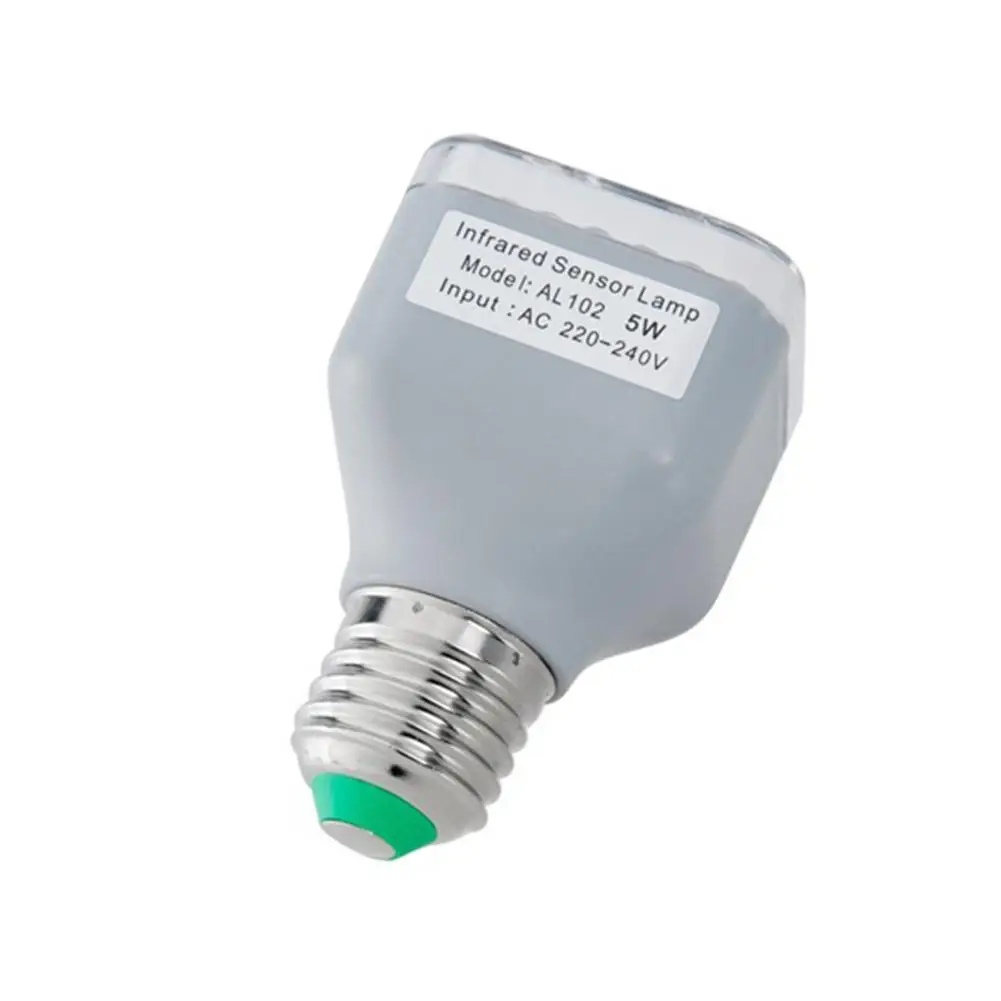 220-240V E27 светодиодный Ночной светильник PIR Сенсор человеческого тела коридор проход туалет лампа украшения сада энергосберегающие лампы