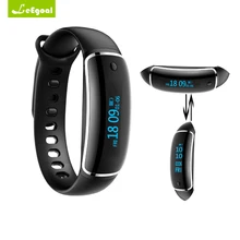 Leegoal M4 сердечного ритма умный Браслет PK Сяо Mi Смарт Группа miband для Android IOS Водонепроницаемый фитнес-трекер браслеты