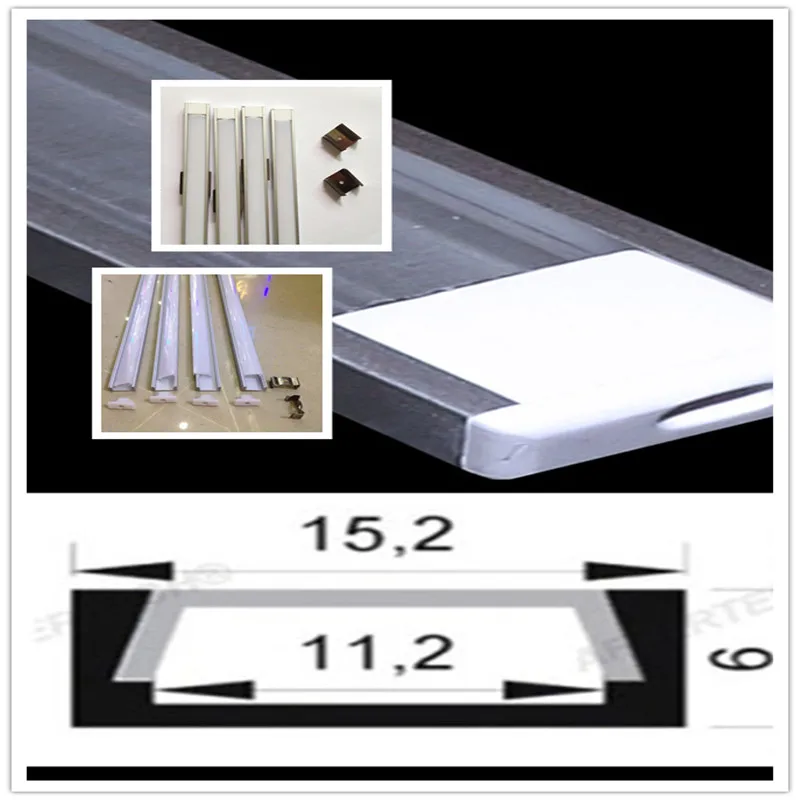 5-30 шт./лот 1 м 40 дюймов/шт алюминиевый профиль для светодиодной ленты, светодиодный канал для 8-11 мм печатной платы светодиодный светильник, YD-1102