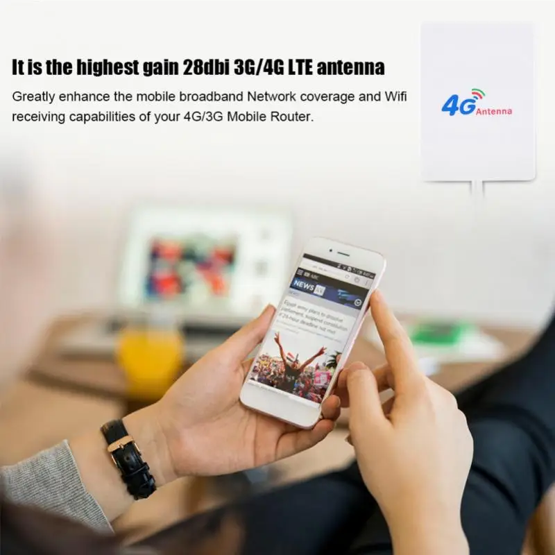 Усилитель сигнала внешней антенны LTE Dual TS 9 разъем интерфейса для Huawei 4G 3G