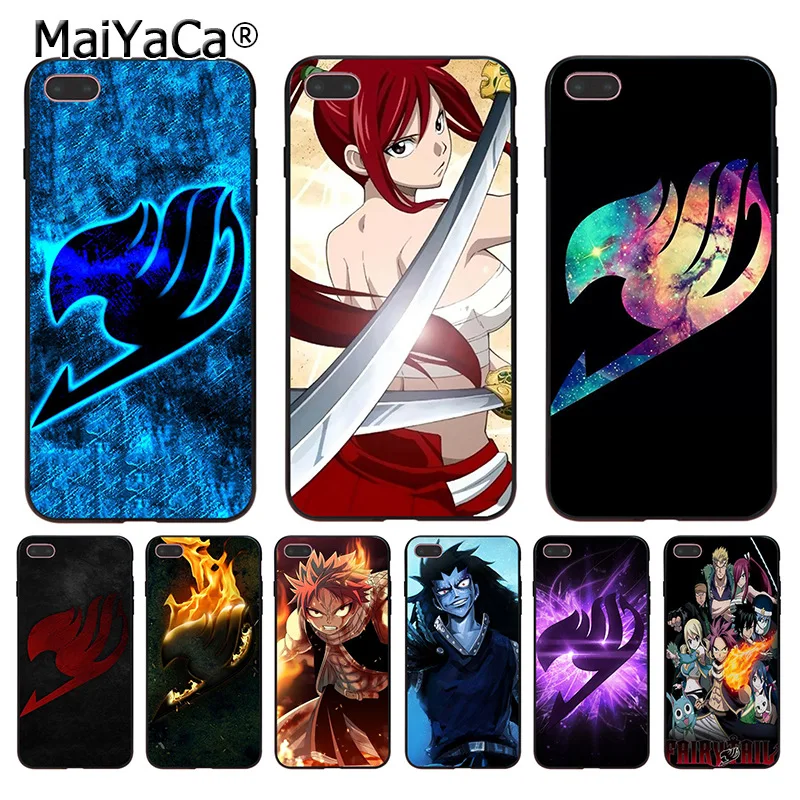 MaiYaCa Fairy tail Pattern tpu Soft Phone Accessories Cover Case for