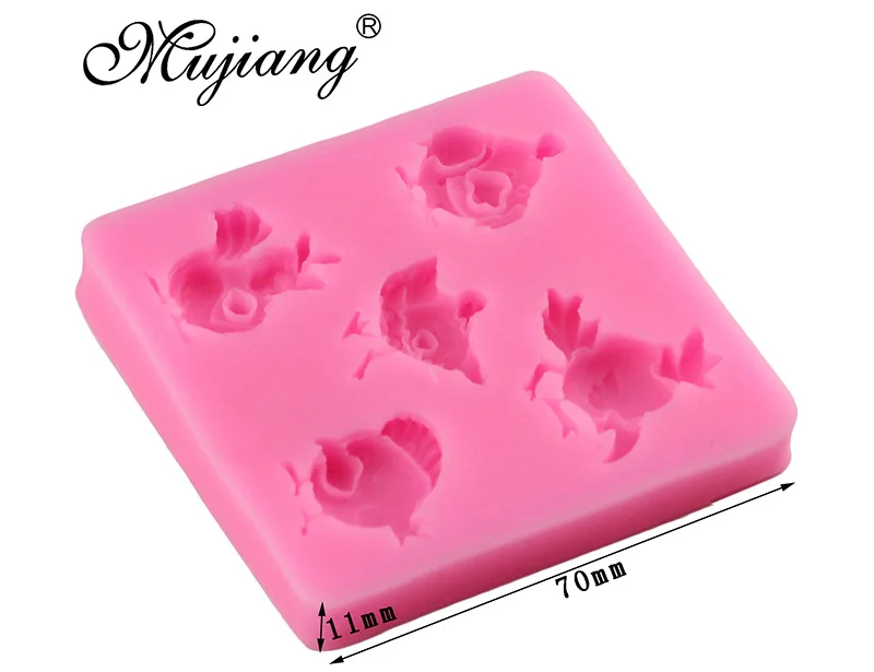 Mujiang 3D Собаки силиконовые помадные формы инструменты для украшения торта для вечеринки мыло глина Fimo Плесень Конфеты шоколадные формы для мастики