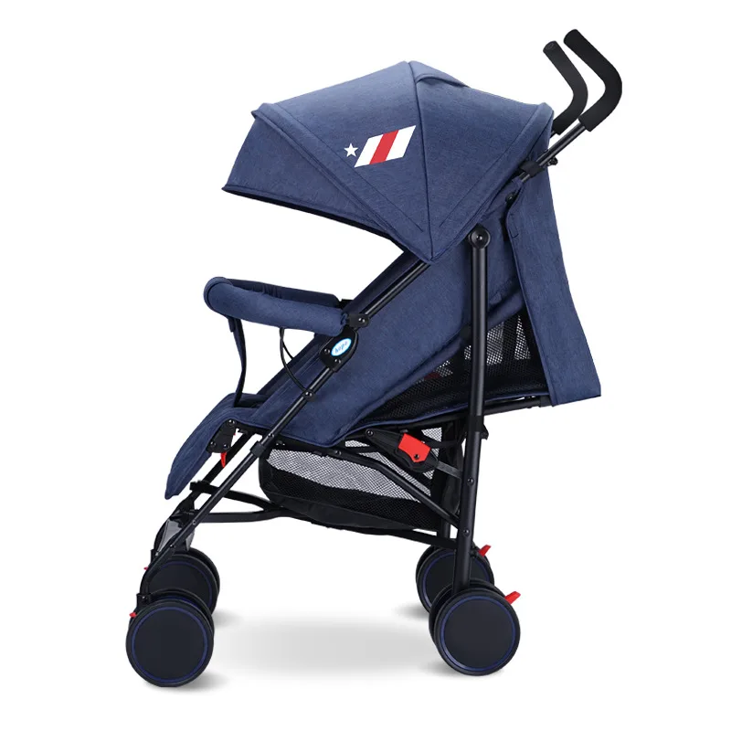 

Easy Folding Baby Carriage Lightweight Newborn and Toddler Stroller with 5-Point Safety System and 3-Position Reclining Seat