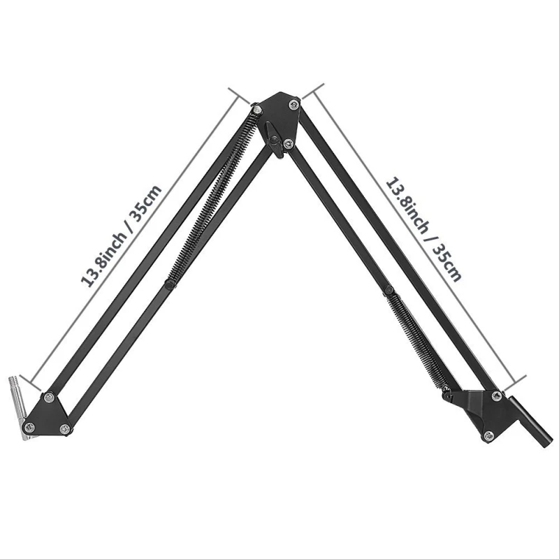 Новая регулируемая Подвесная подставка для микрофона, компактная подставка для микрофона для радиовещания, студийной передачи звука