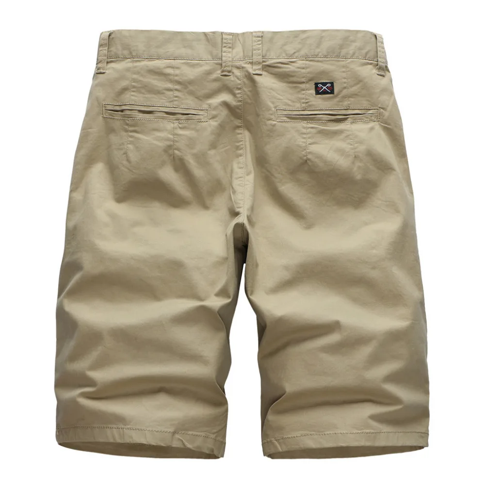 2019 Men's outdoor solid color sexy comfortable beach shorts men swimwear sports tooling beach shorts plus size quick dry 40J17 (7)