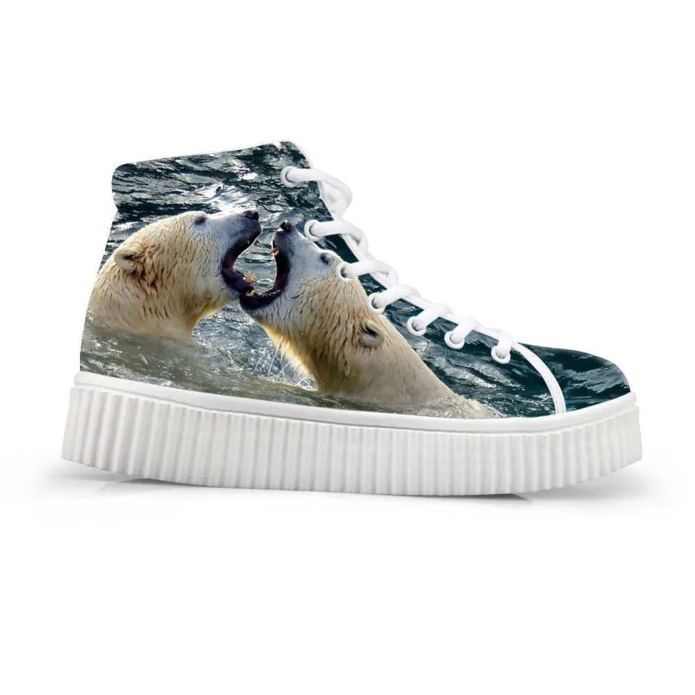 WHEREISART/Женская Весенняя обувь на платформе высокие парусиновые кроссовки с