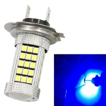 DC 12V H7 2835 63 SMD СВЕТОДИОДНЫЙ PX26D автомобильный проектор противотуманная автомобильная лампа Синий Автомобильный источник света