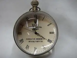 

Exquisite Chinese vintage Copper Glass pocket watch Ball clock