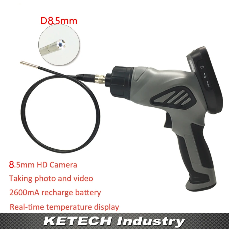 OD 8 5m Handheld NDT Videoscope Inspection Endoscope For font b Car b font font b