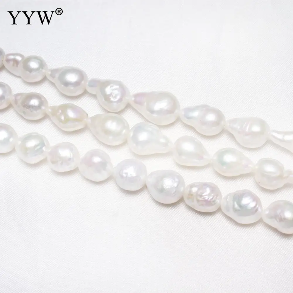 Günstig Züchteten Barock Süßwasser Perle Perlen Mode Nuggets Natürliche Weiß 9 11mm Loch Ca. 0,8mm, verkauft Pro Ca. 15,5 Inch Strand