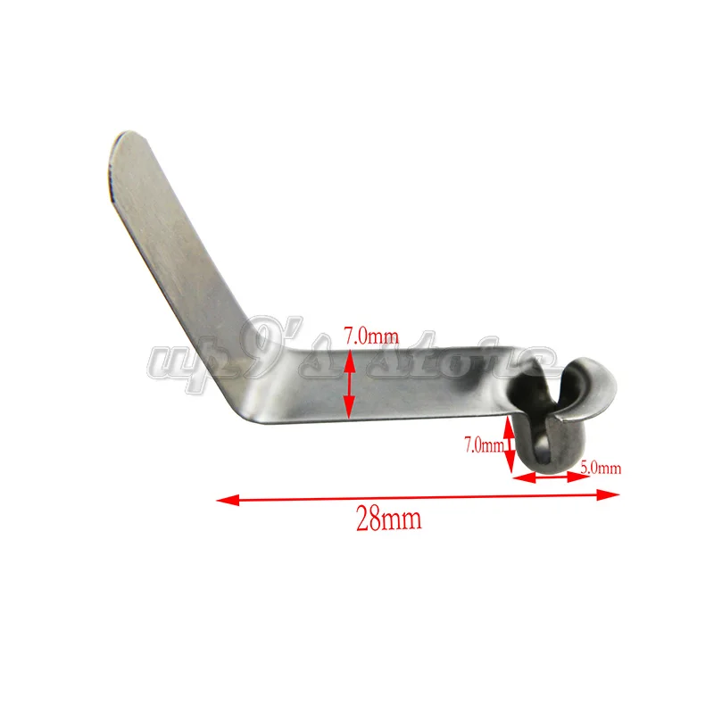 

50pcs Stainless Steel Seawater 5mm Kayak Paddle Tent Pole Push Hollow Button Spring Clips Snap Locking Tube Single Pin