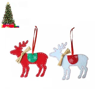 

40pcs/lot Deer Christmas Tree Hanging Decoration Xmas Party Christmas Tree Drop Hanging decorations 40% off