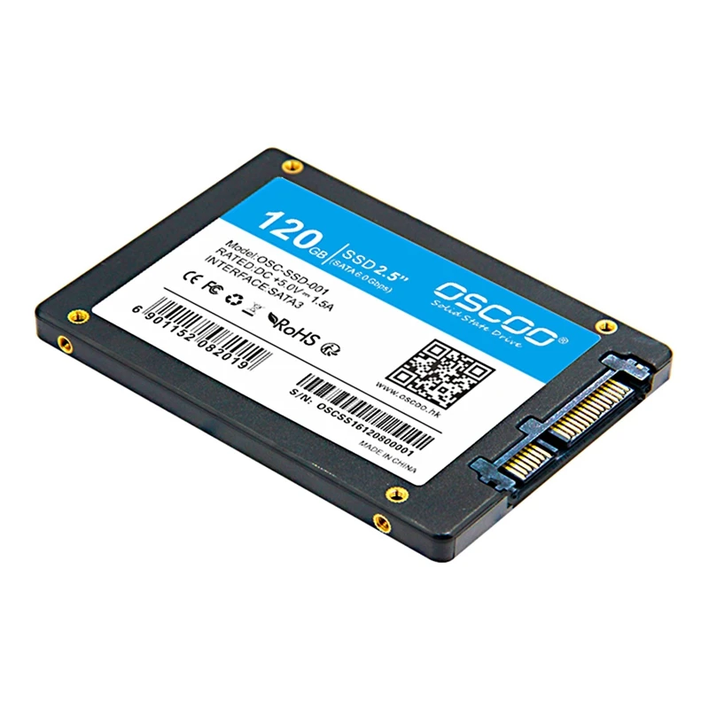 Oscoo Ssd жесткий диск 120 Гб Sata3 2,5 Ssd Sata 3 2,5 дюйма встроенный твердотельный жесткий диск Hdd Ssd невысокоскоростной