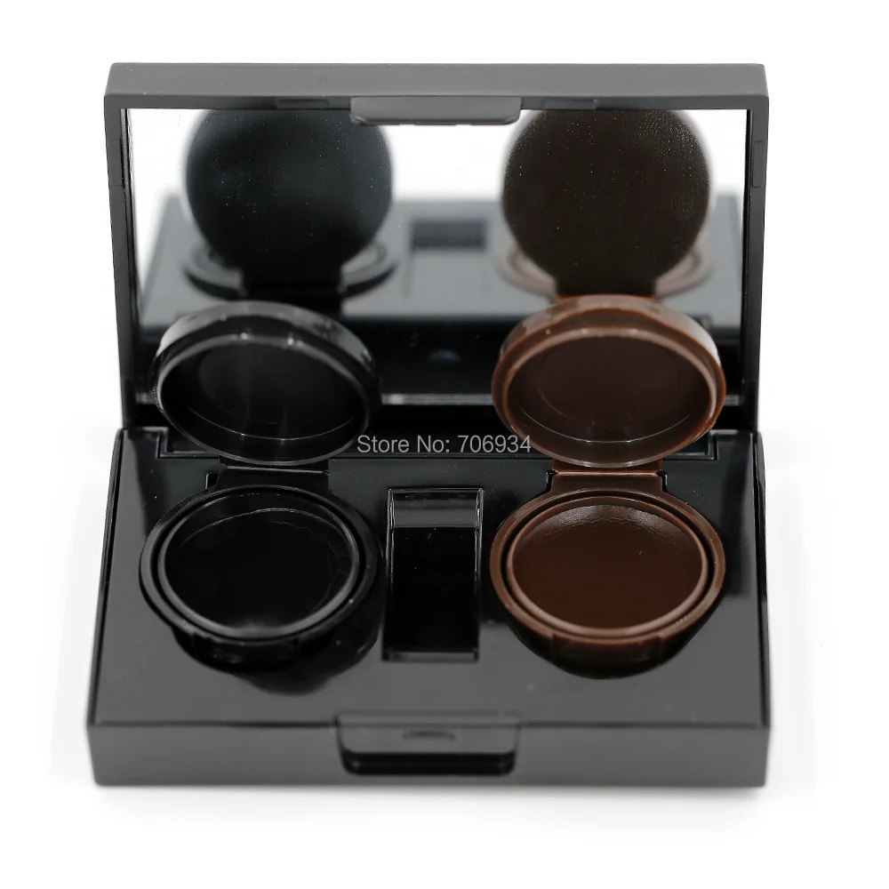 

Gel Eyeliner Long-Wear 1Sets 2color Glamorous Eyes Gel With mirror Waterproof Sweat Not Blooming Smudge proof M2092