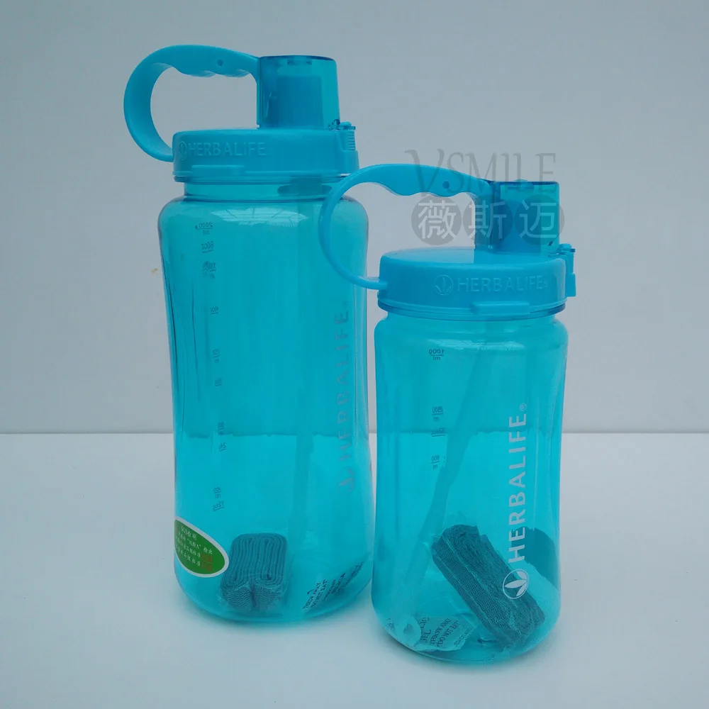 2000 мл большая емкость спортивная пластиковая бутылка для воды Сывороточный Протеин шейкер питье для путешествий добавки herbalife бутылка для воды