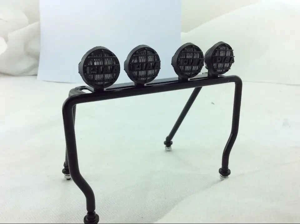 Металлическая рулонная клетка w/led Light Tamiya 1/10 масштаб Monster HSP HPI пикап Toyota Hilux Highlift