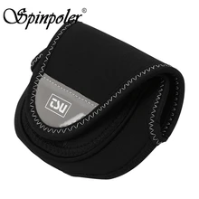 Spinpoler черная катушка сумка для хранения baitcasing спиннинговая Рыболовная катушка защитный чехол для хранения Портативная сумка