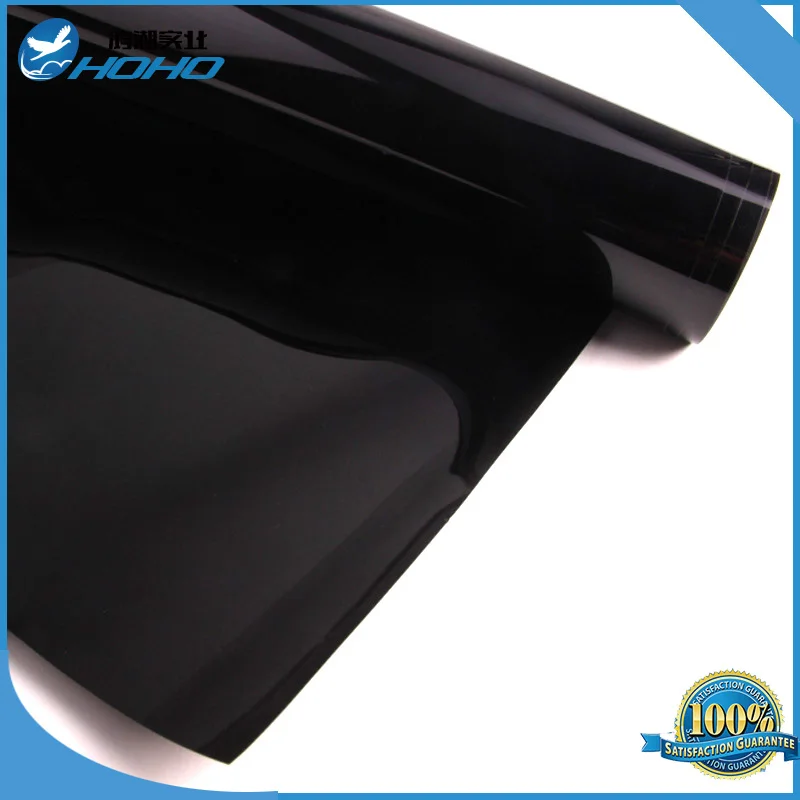 

Black Color 5% VLT Automotive Window Tint Film Roll 60" x 100ft/1.52mx30m HIR0500 Nano Ceramic Film