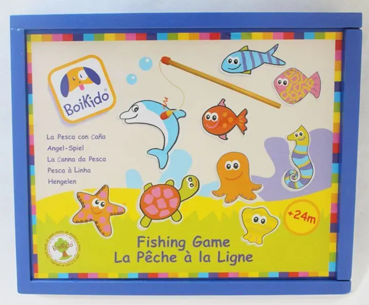 Деревянные высококачественные рыболовные магнитные игрушки родитель-ребенок интерактивные культивировать воображение и наблюдение рыболовные игрушки подарок для малышей