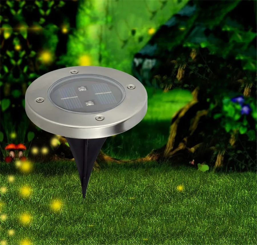 

Waterproof Solar Powered LED Underground Floor Buried Light Outdoor Landscape Garden Fence Lamp Door Stairsway Step light
